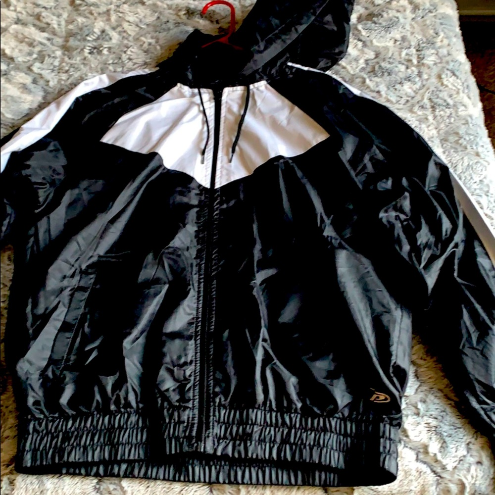 Pro Player |Black and white Pro Player WindBreaker